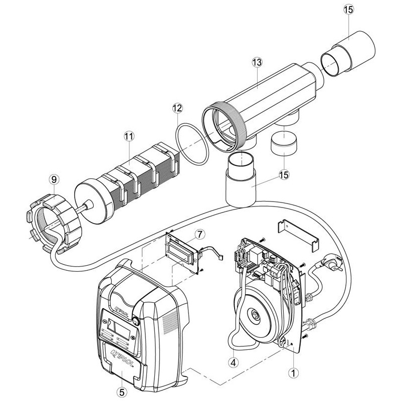 Pièces détachées Electrolyseur KLS 50/100