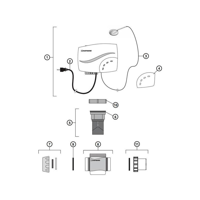 Pièces détachées Electrolyseur SALT & SWIM