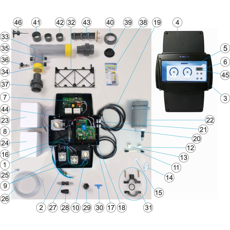 Pièces détachées Electrolyseur SEL WATCH PLATINIUM