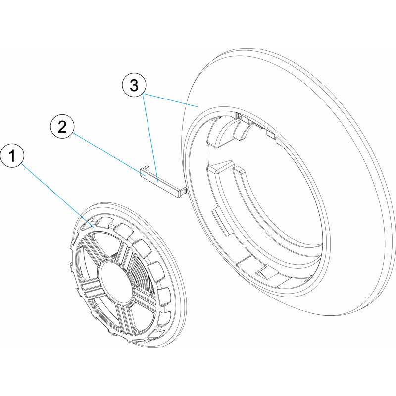 Pièces détachées pour Enjoliveur projecteur FLEXIRAPID