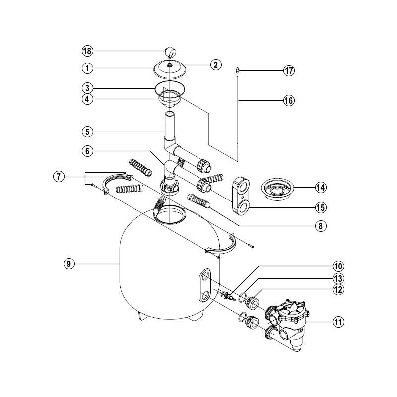 Pièces détachées Filtre ARIES Side (ESPA)