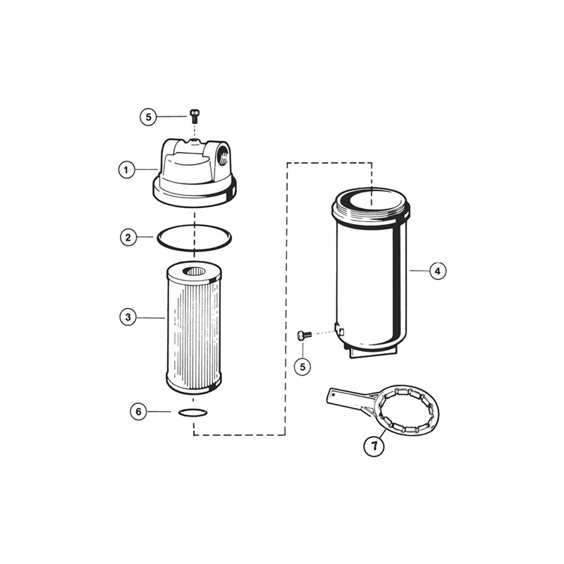 Pièces détachées Filtre à Cartouche MICRO STAR CLEAR (DARLLY, HAYWARD, WELTICO, MIKISE)