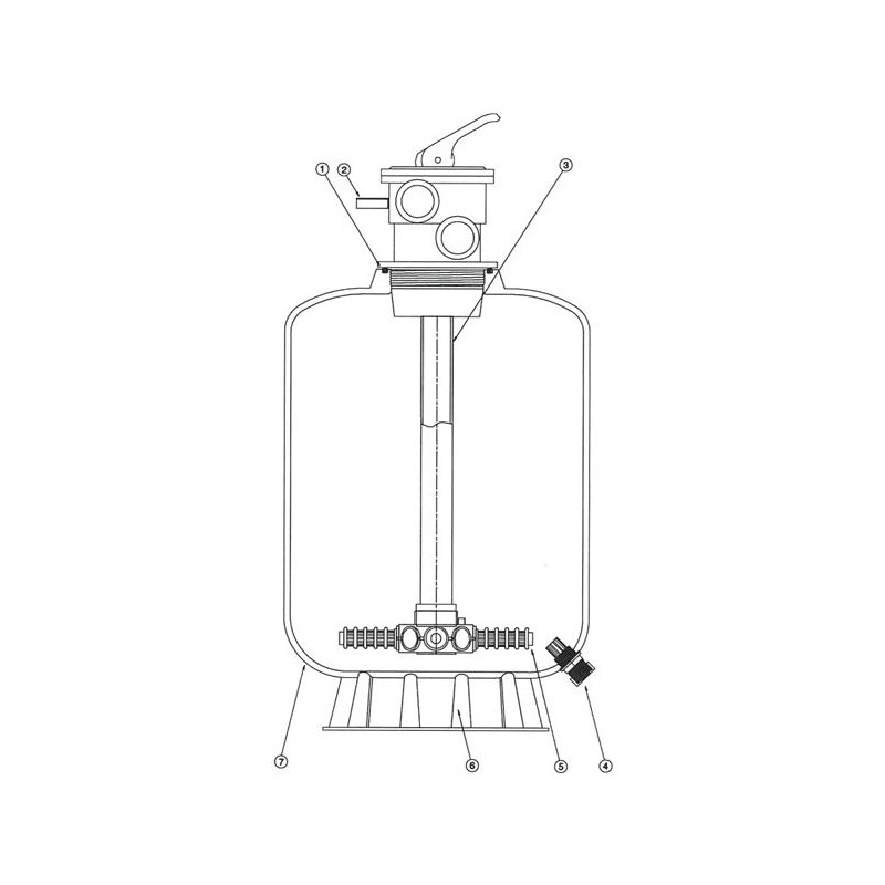 Pièces détachées Filtre GALATIC Top (SNTE)