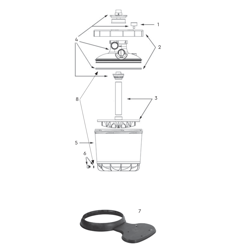 Pièces détachées Filtre P-FI (BWT)