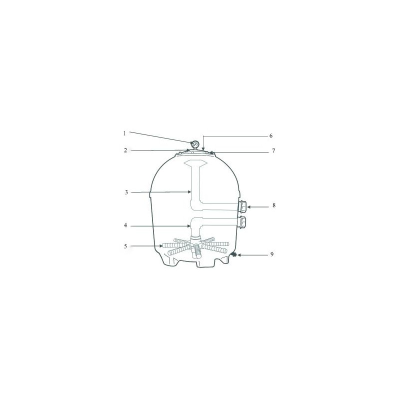 Pièces détachées Filtre RTM Side (SNTE, KRIPSOL, HYDROSWIM)