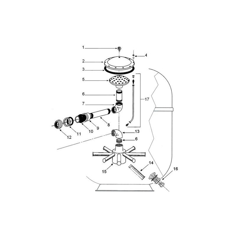 Pièces détachées Filtre à Sable POOL'S (jusqu'à 2005) (POOLS)