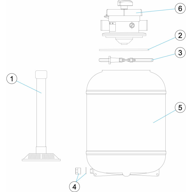 Pièces détachées Filtre TOP Ø 300