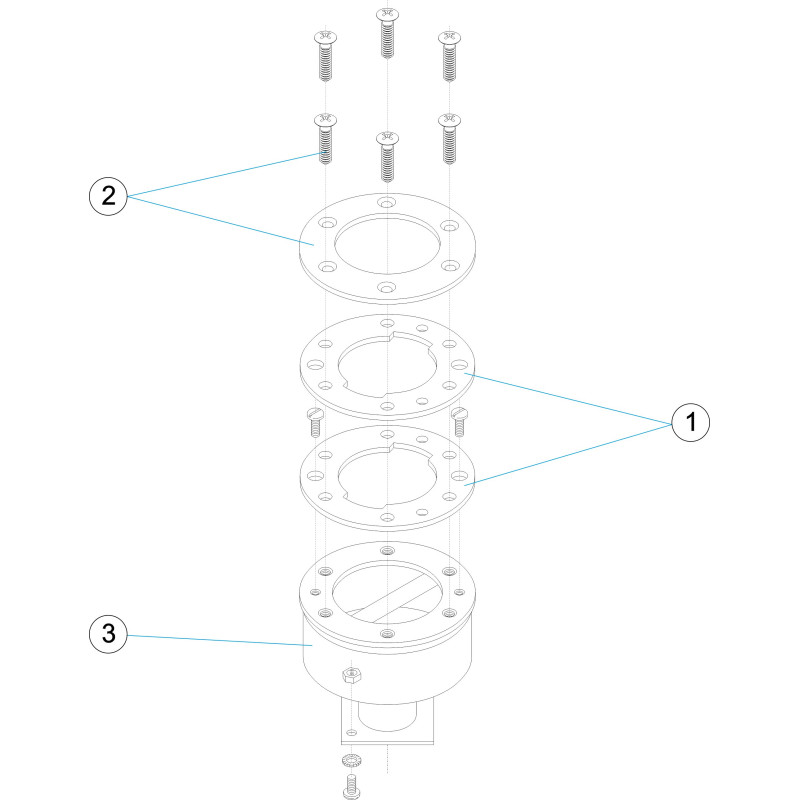 Pièces détachées Fixation lignes de nage piscines LINER (ASTRALPOOL)