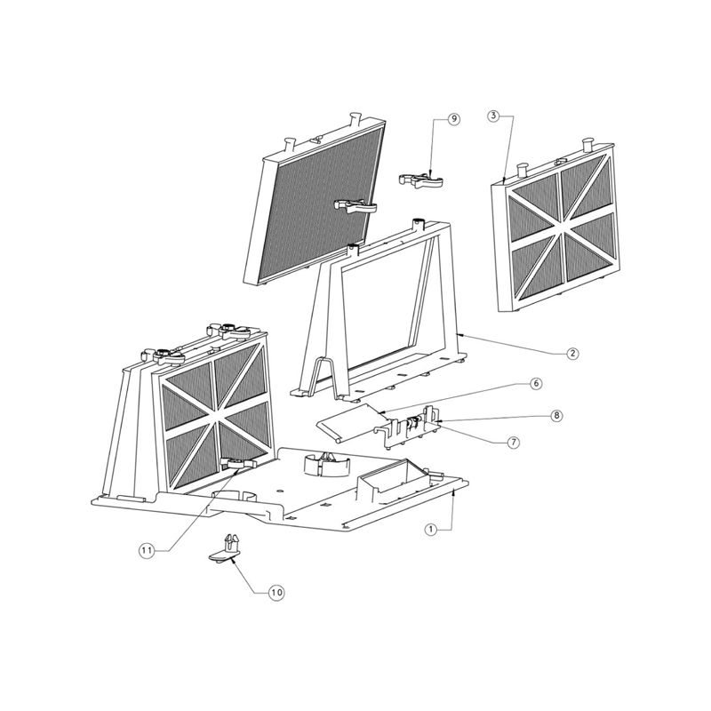 Kit cartouche pour robot Dolphin NAUTY. SWASH CL. STAR (PLUS). (MAYTRONICS)