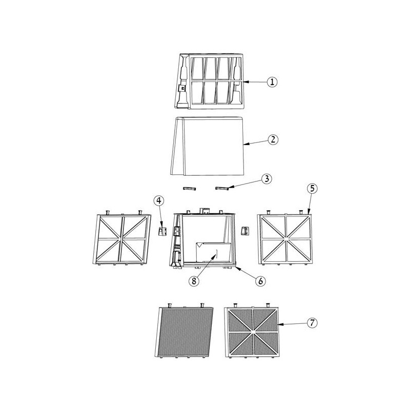 Kit filtre pour robot PULIT (ASTRALPOOL)