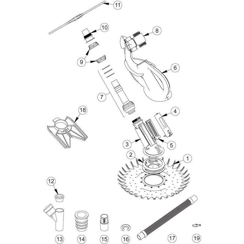 Pièces détachées pour robot Kreepy KRUISER PRO (PENTAIR)