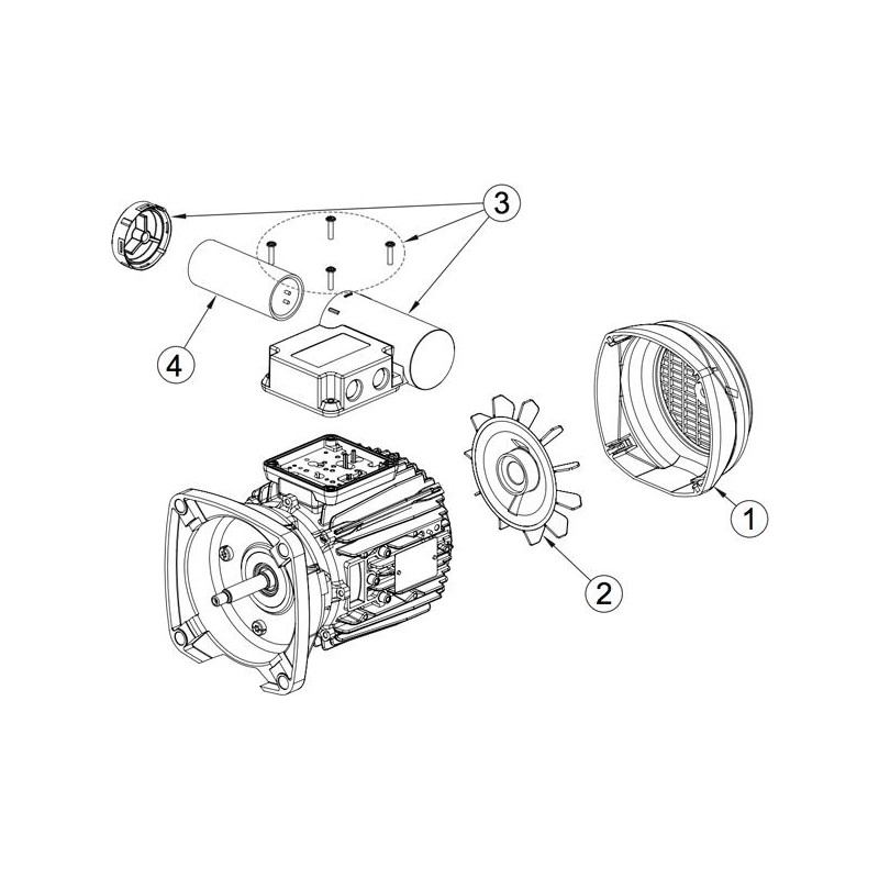 Pièces détachées Moteur de pompe Sta-Rite ATB (STA-RITE, PENTAIR)