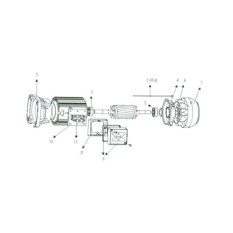 Pièces détachées Moteur de pompe Sta-Rite Hanning (STA-RITE, SKF)