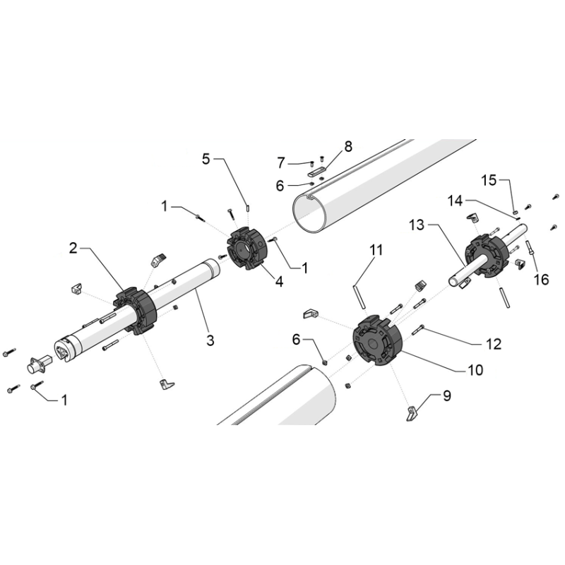 Pièces détachées Moteur et palier BELLASUN (ECA INTERPOOL)