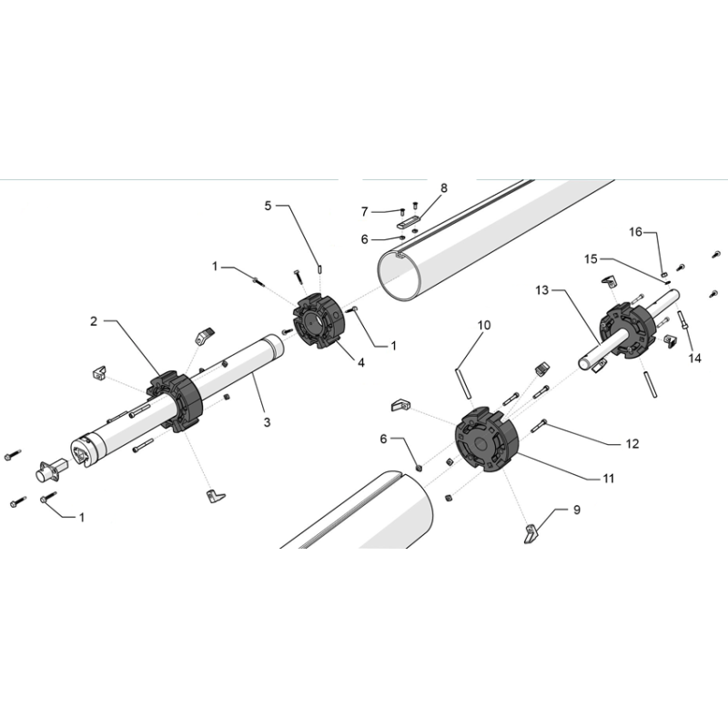 Pièces détachées Moteur et palier OCTEO (ECA INTERPOOL)