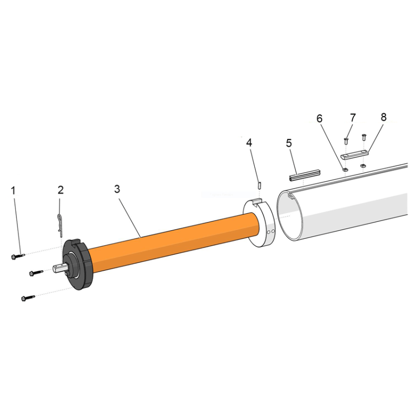 Pièces détachées Moteur et palier SVELTEA (ECA INTERPOOL)