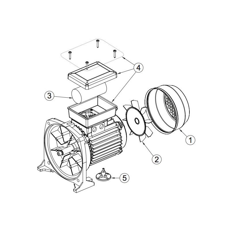 Pièces détachées Moteur PENTEK pour Swimmey (PENTAIR, STA-RITE)