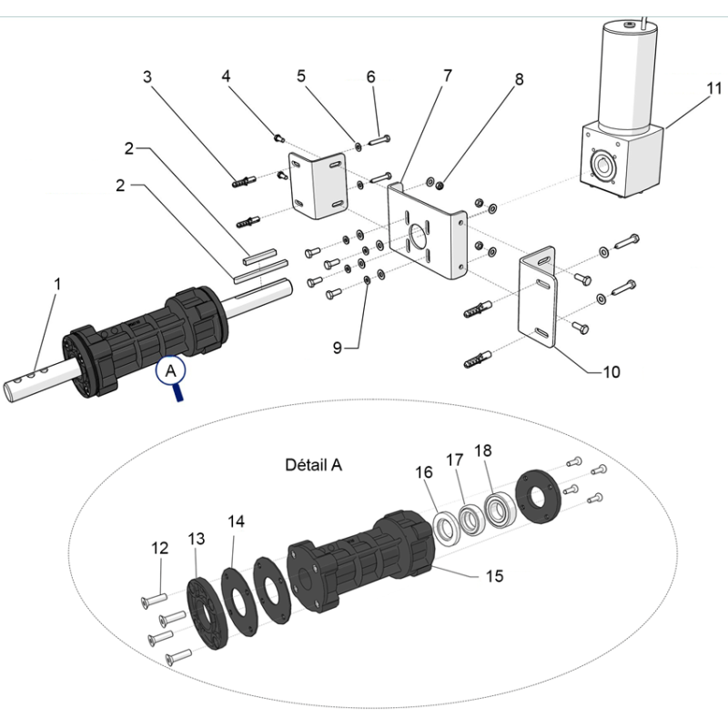 Pièces détachées Moteur UNICUM fosse sèche (ECA INTERPOOL)