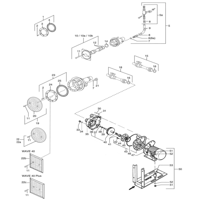 Pièces détachées NCC LIBRA 3-4-5