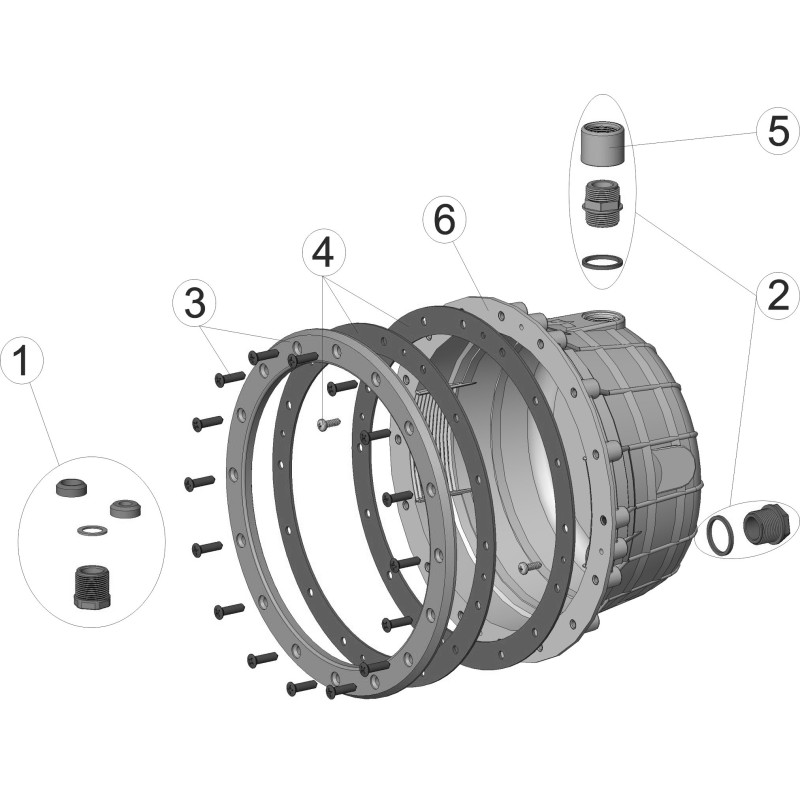 Pièces détachées Niche de projecteur NF STANDARD préfabriqué (ASTRALPOOL)