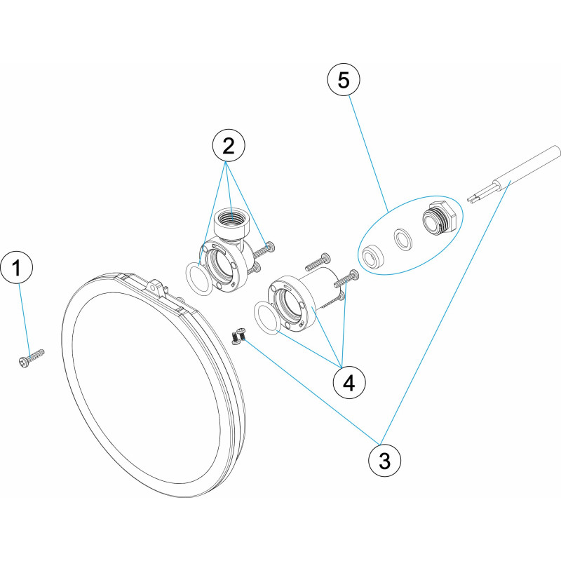 Pièces détachées Optique FLEXI v1-12vac (ASTRALPOOL)