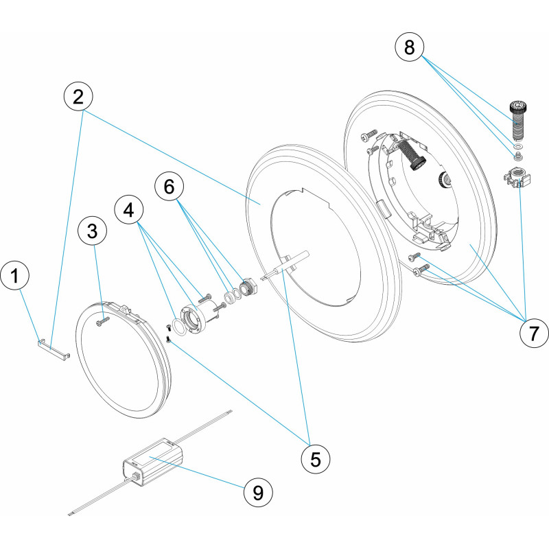 Pièces détachées Optique FLEXINICHE (ASTRALPOOL)