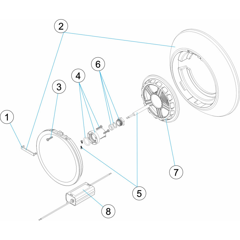 Pièces détachées Optique FLEXIRAPID (ASTRALPOOL)