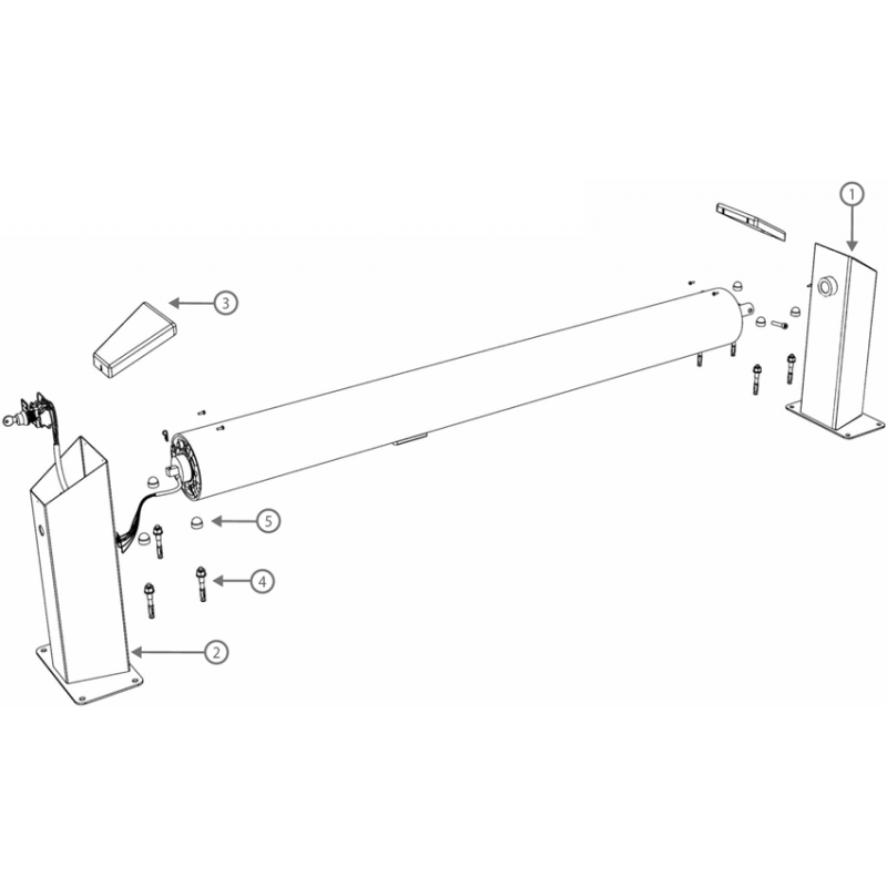 Pièces détachées Pieds CARLIT ECO II (ECA INTERPOOL)