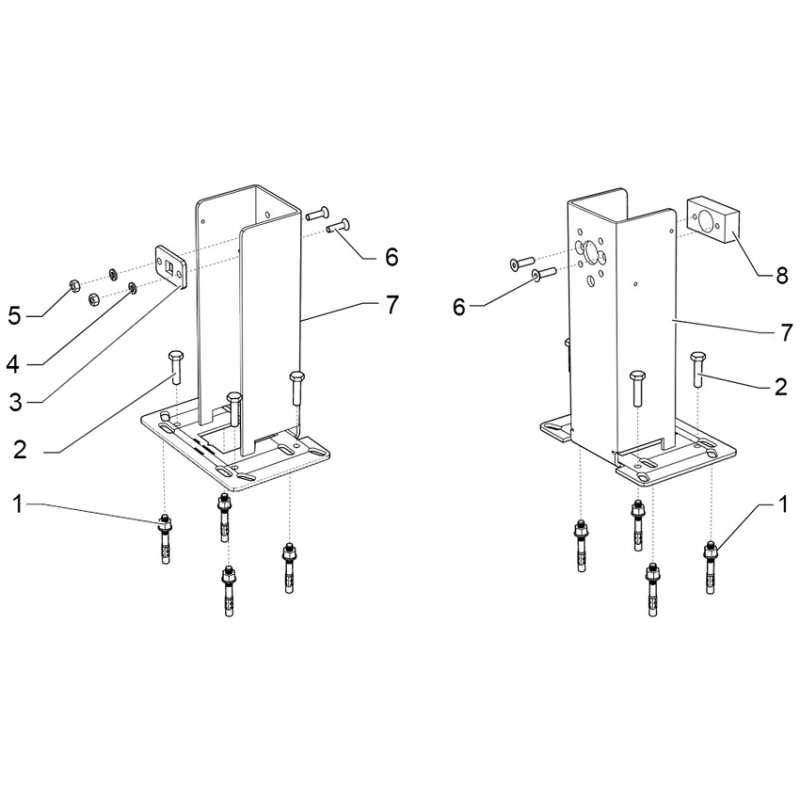 Pièces détachées Pieds ZEN'IT (ECA INTERPOOL)