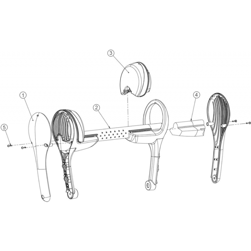 Pièces détachées Poignée de Dolphin NAUTY (TC). SWASH CL. STAR (PLUS). (MAYTRONICS, ASTRALPOOL)