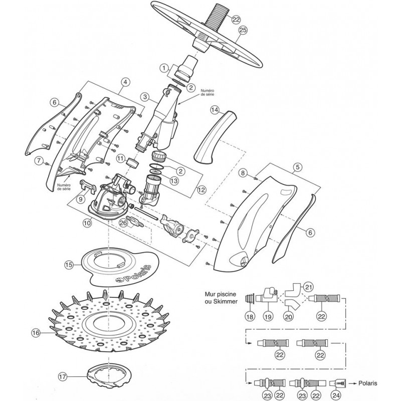 Pièces détachées POLARIS 140 (POLARIS)