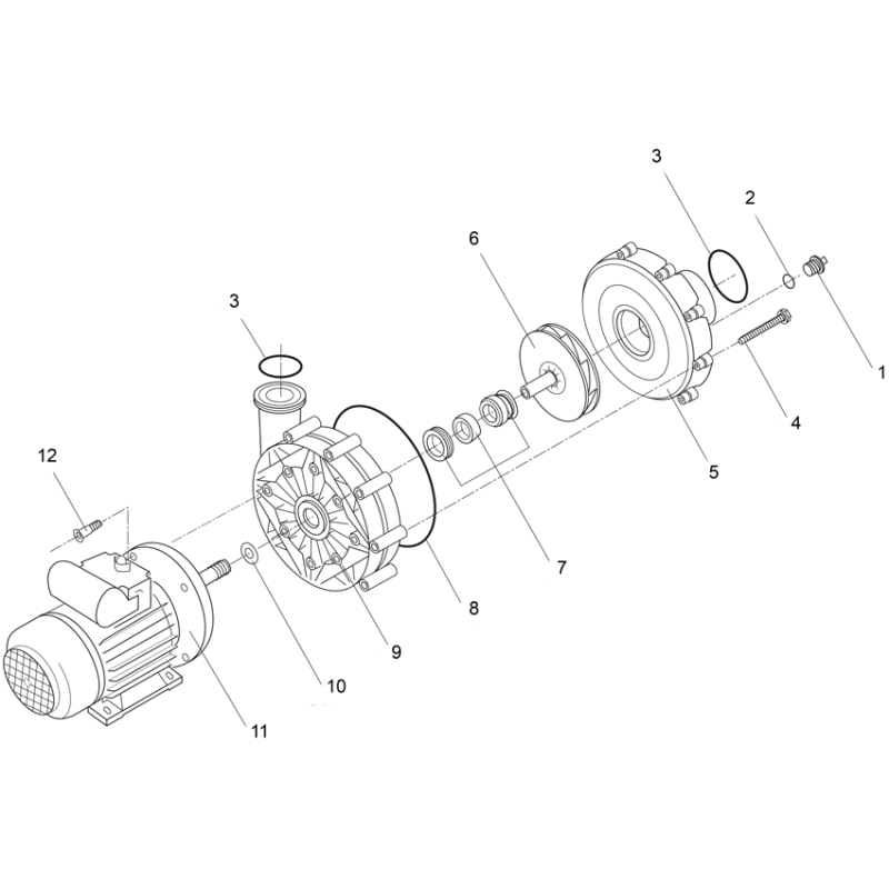 Pièces détachées Pompe BADU 21-41 (SPECK)