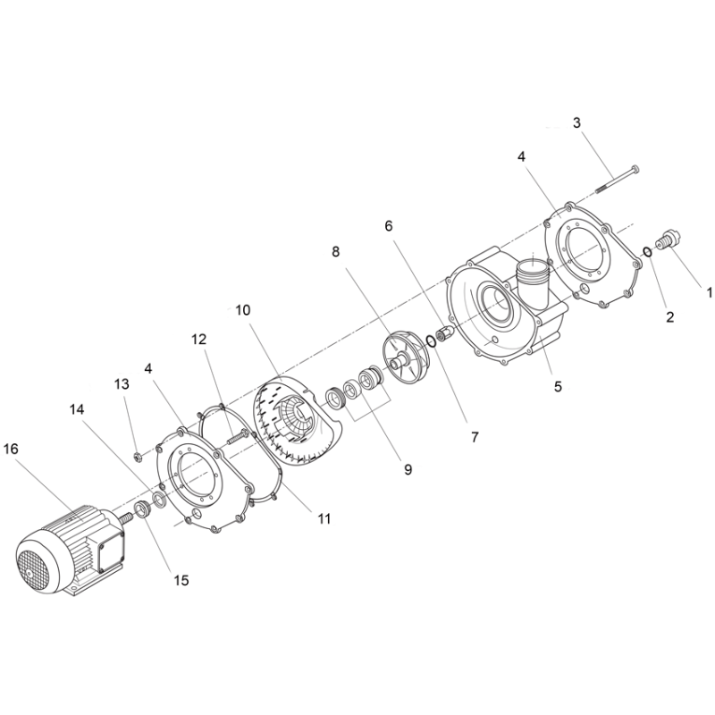 Pièces détachées Pompe BADU 21-80 (SPECK)