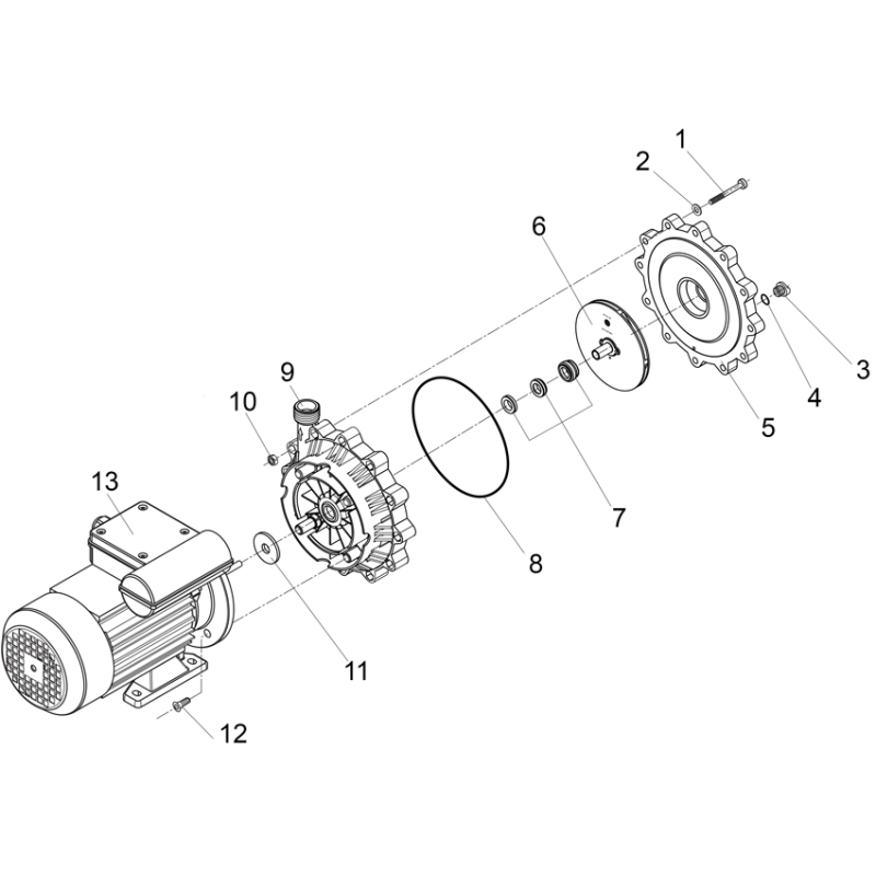 Pièces détachées Pompe BADU 73-1 (SPECK)