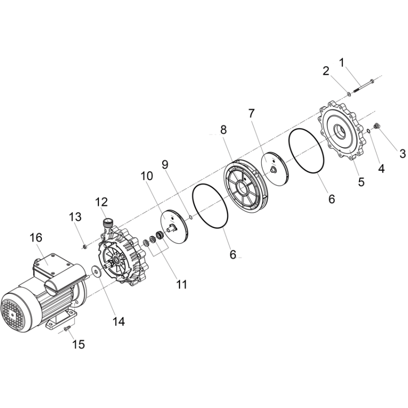 Pièces détachées Pompe BADU 73-2 (SPECK)