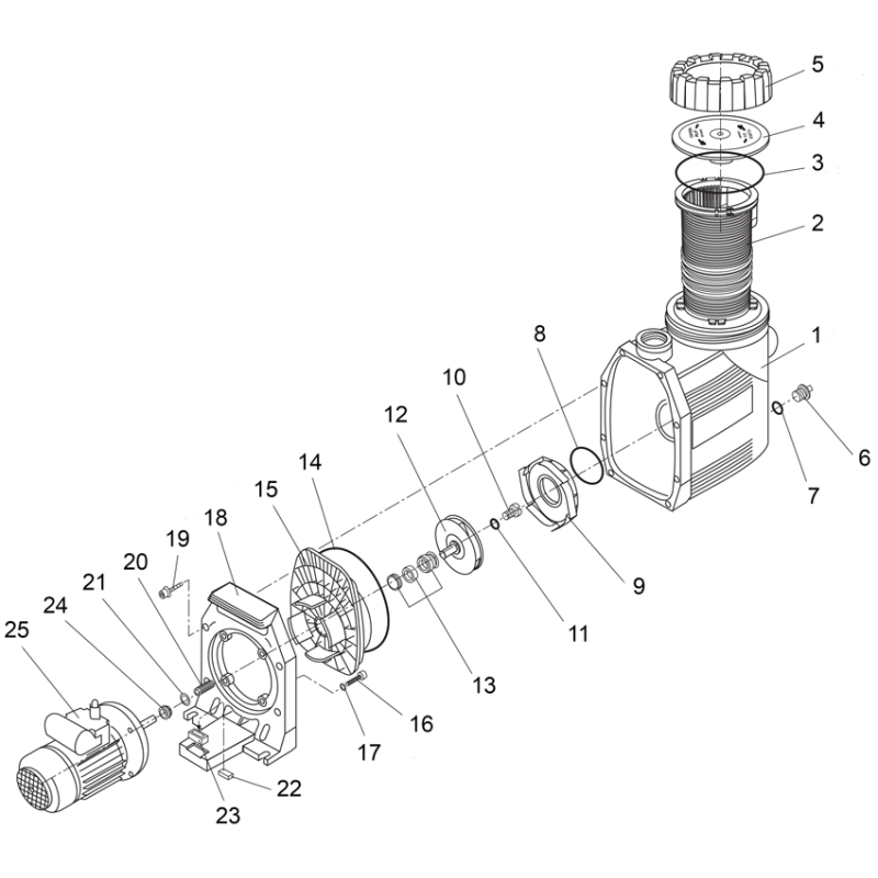 Pièces détachées Pompe BADU PRIME 7 à 20 (SPECK)