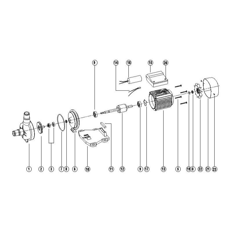 Pièces détachées Pompe BASIC (ESPA)