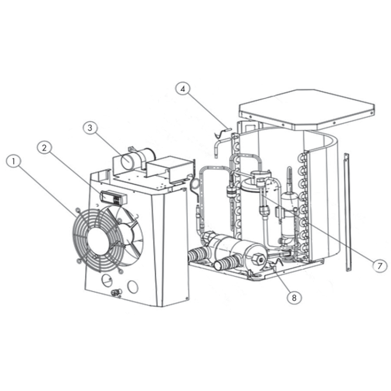 Pièces détachées Pompe à chaleur MINI MyPool