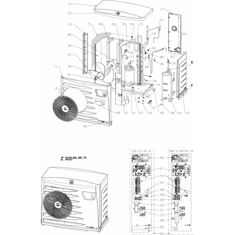 Pièces détachées Pompe à chaleur PM30