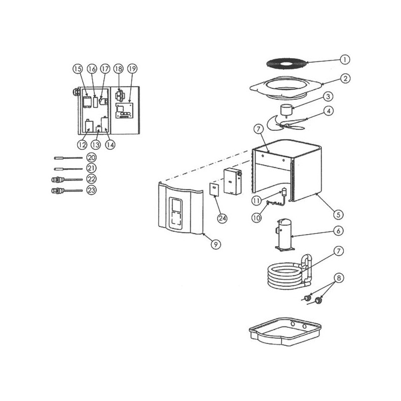 Pièces détachées Pompe à chaleur SUMHEAT (HAYWARD)