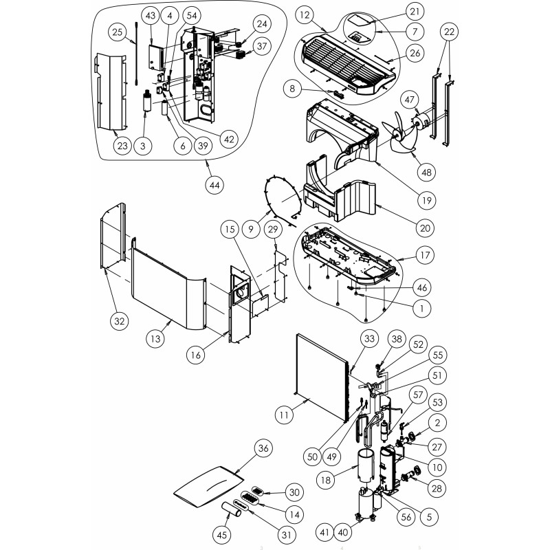 Pièces détachées Pompe à chaleur Z400 IQ R32