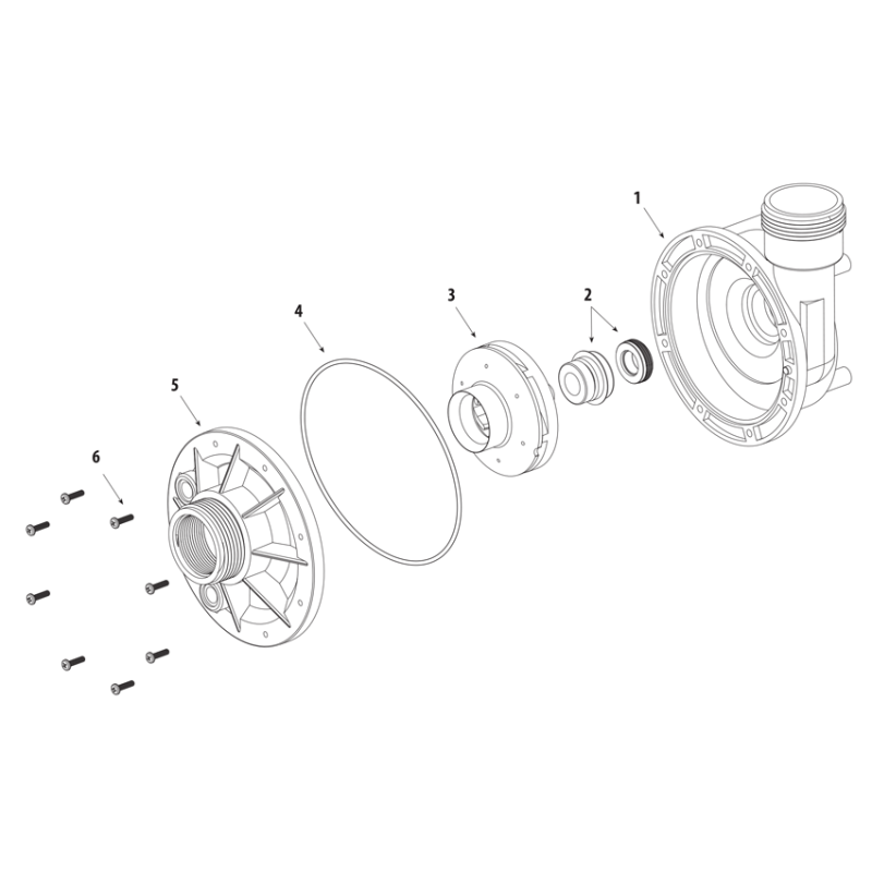 Pièces détachées pour Pompe de spa SPAFLO et IRON MIGHT