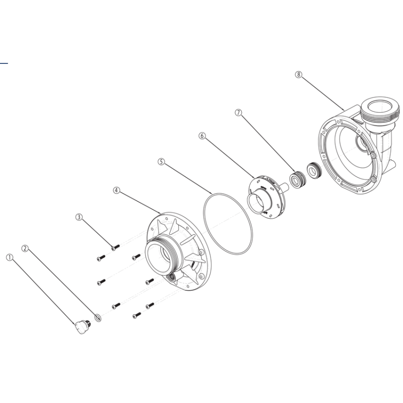 Pièces détachées pour Pompe de spa SPAFLO II