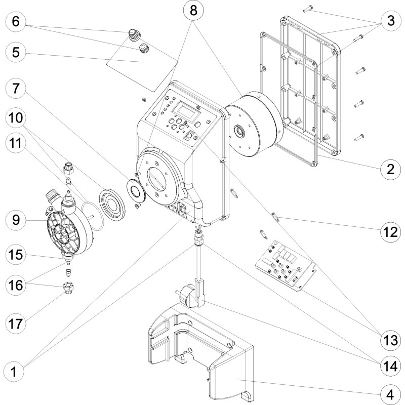 Pièces détachées Pompe doseuse EXACTUS manuelle (ASTRALPOOL)