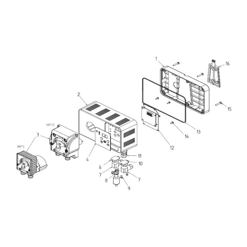 Pièces détachées Pompe doseuse ME-MP (MICRODOS)