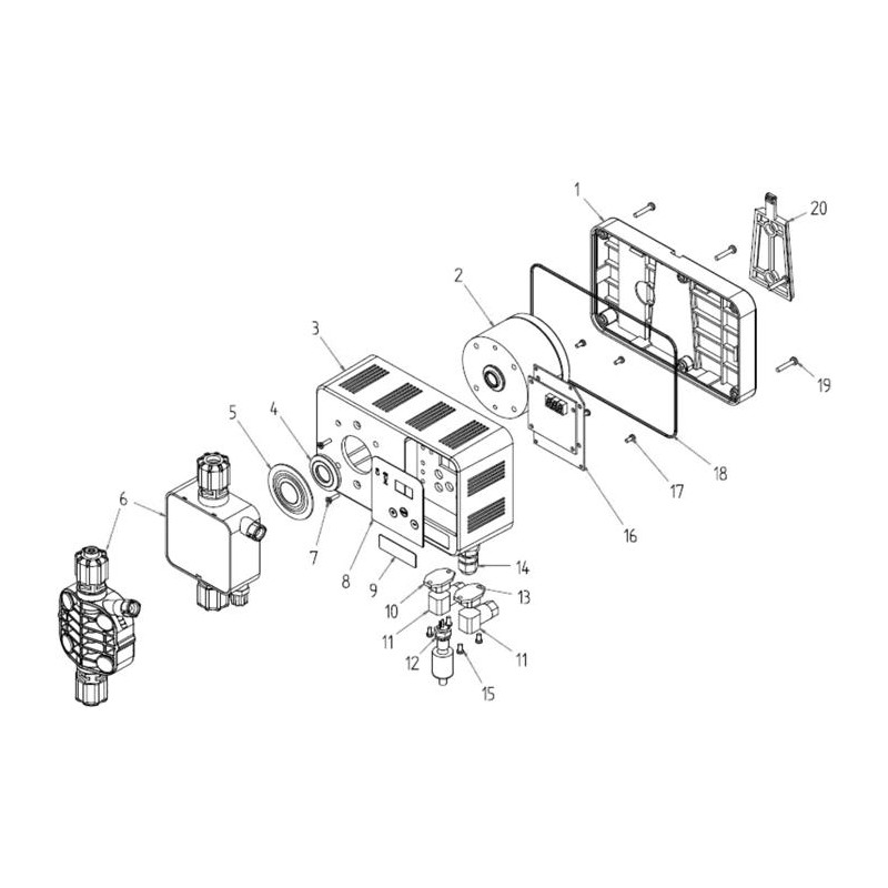 Pièces détachées Pompe doseuse ME1 (MICRODOS, ASTRALPOOL)