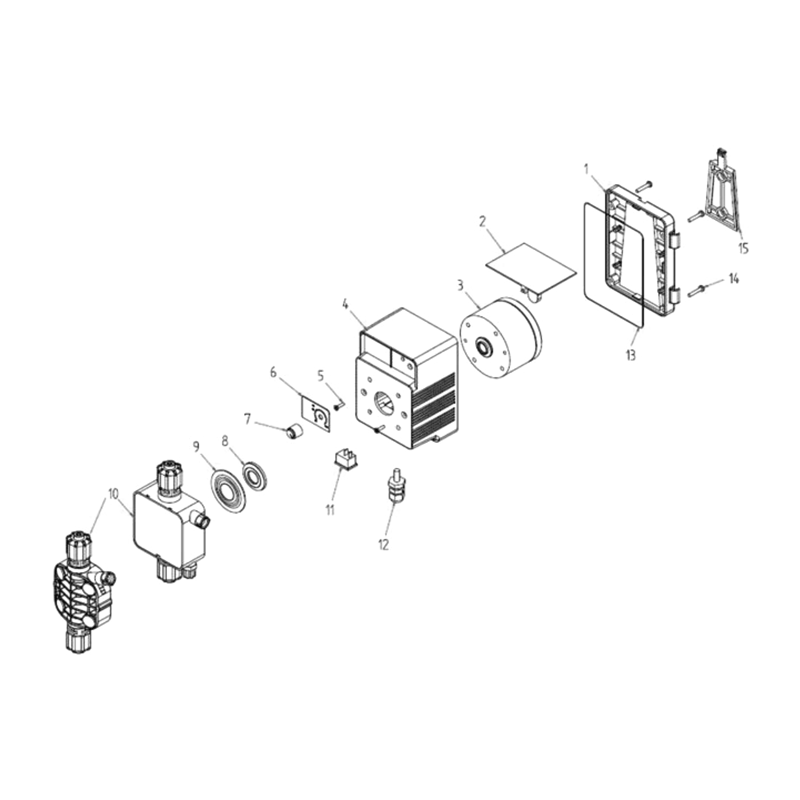 Pièces détachées Pompe doseuse ME2-C(A) (MICRODOS)