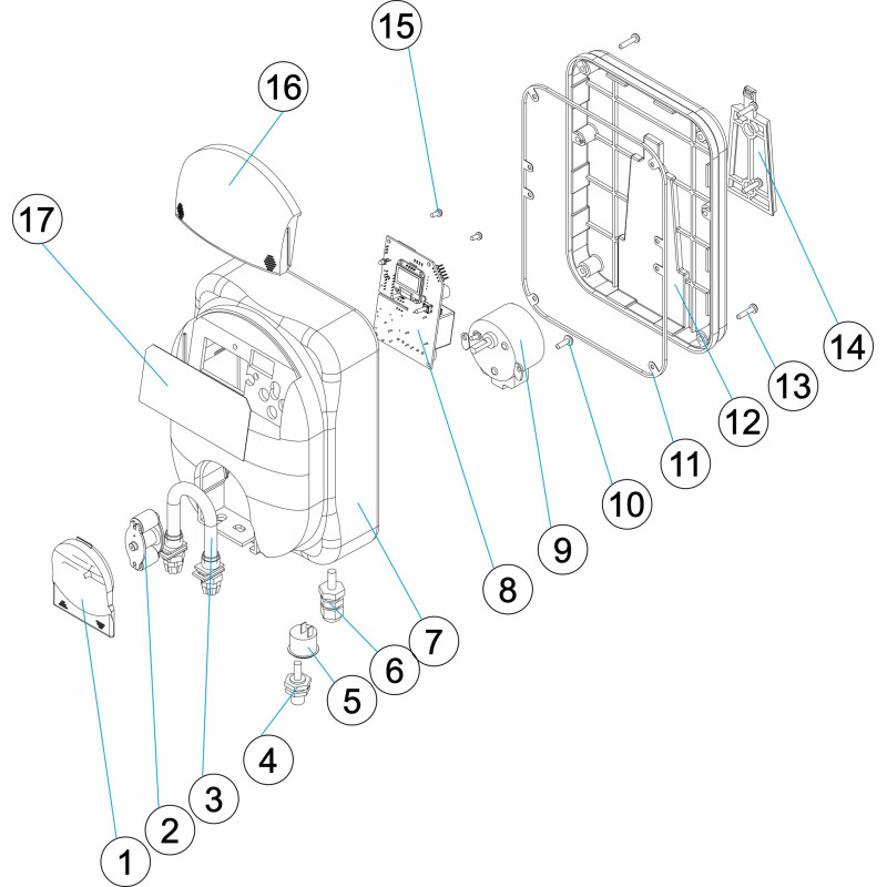 Pièces détachées Pompe doseuse MICRO UP (MICRODOS, ASTRALPOOL)