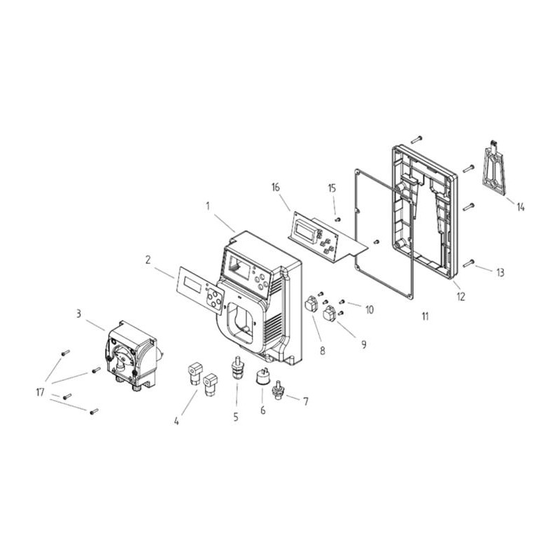 Pièces détachées Pompe doseuse MP MAXI PRO (MICRODOS)