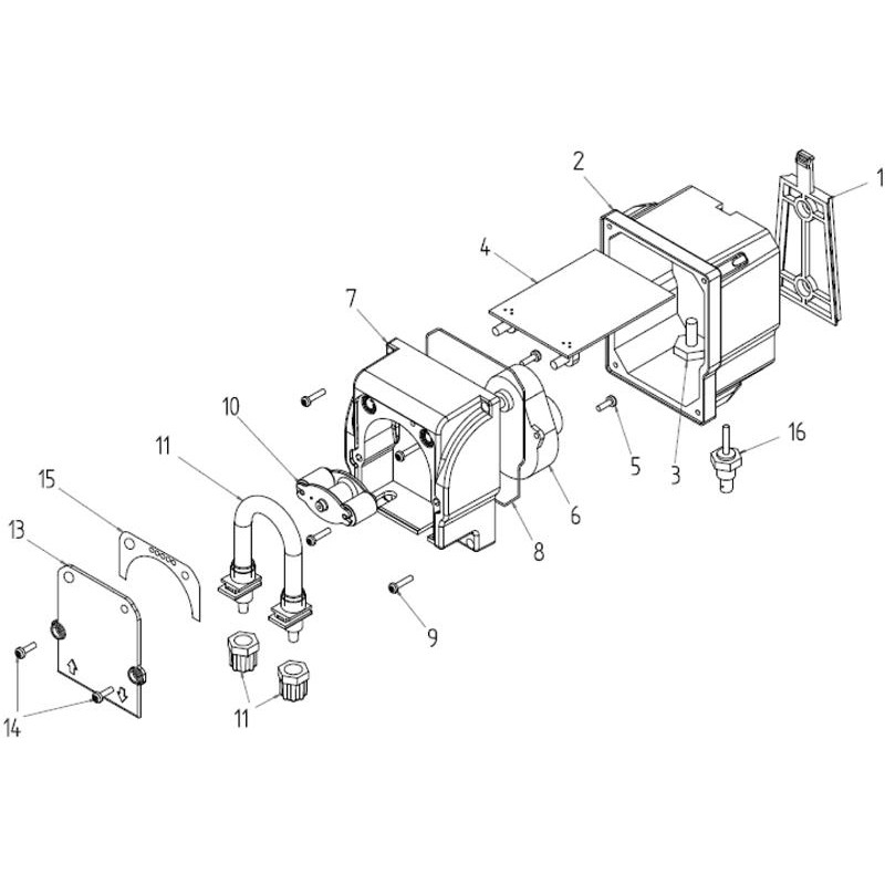 Pièces détachées Pompe doseuse MP2 SUMMER (MICRODOS)